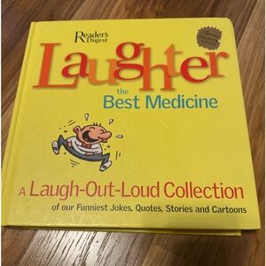 VINTAGE READERS DIGEST LAUGHTER IS THE BEST MEDICINE HARD COVER BOOK!! RARE FIND